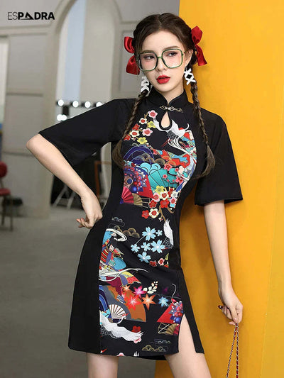 Sumind Cheongsam Qipao Dress