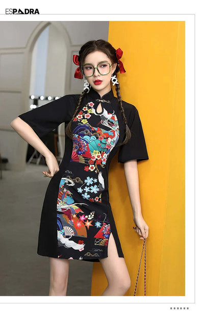 Sumind Cheongsam Qipao Dress