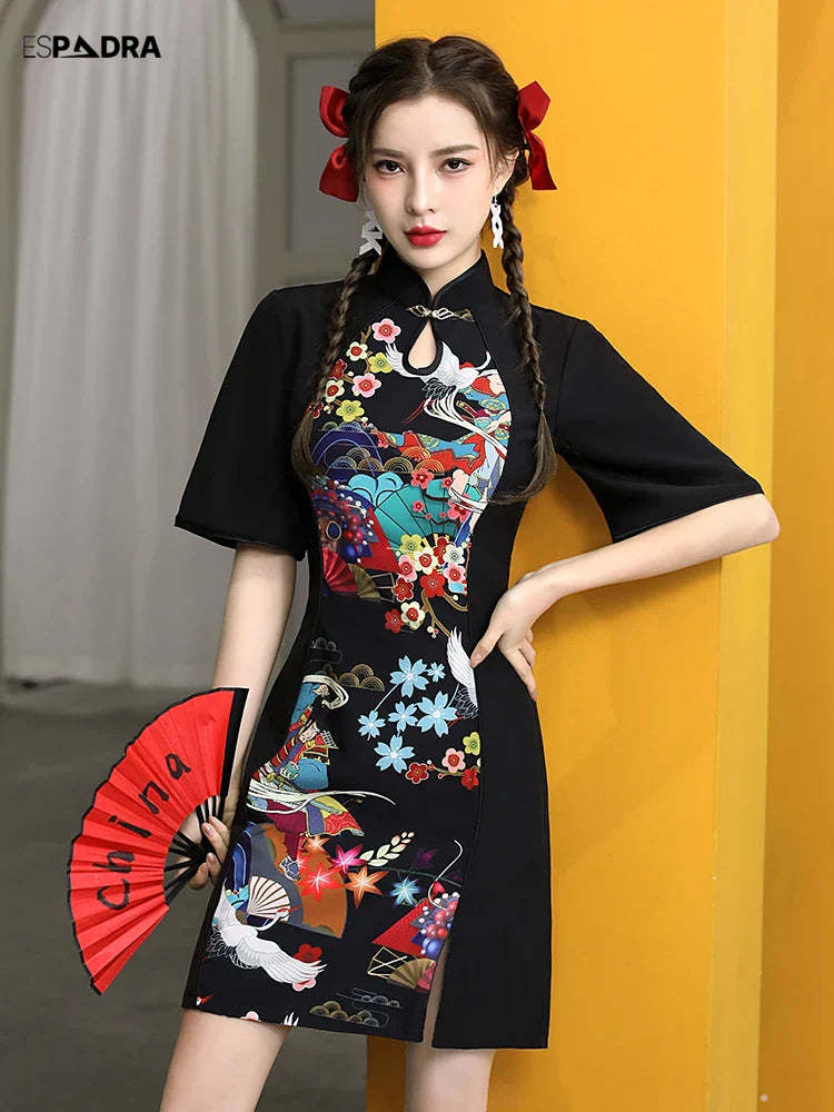 Sumind Cheongsam Qipao Dress