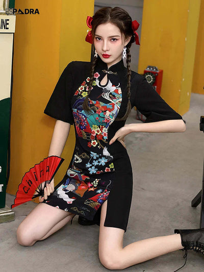 Sumind Cheongsam Qipao Dress