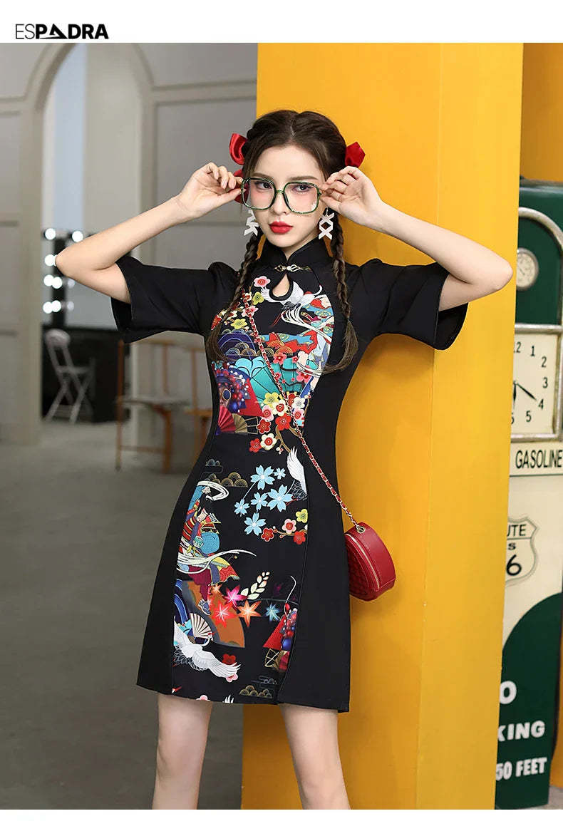 Sumind Cheongsam Qipao Dress