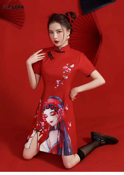 Elega Cheongsam Qipao Dress