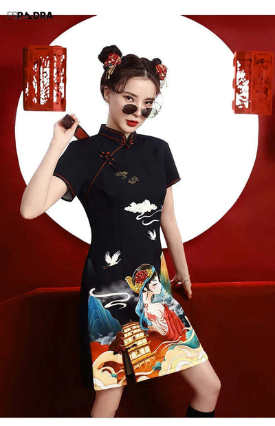 Tesen Cheongsam Qipao Dress