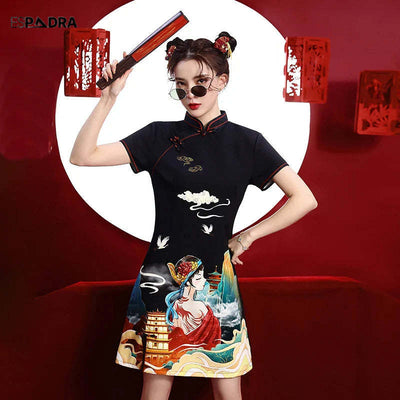 Tesen Cheongsam Qipao Dress