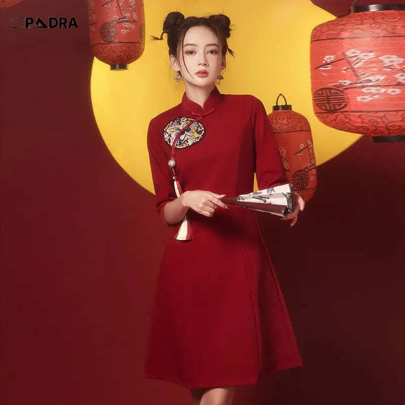 Ciarcle Cheongsam Qipao Dress