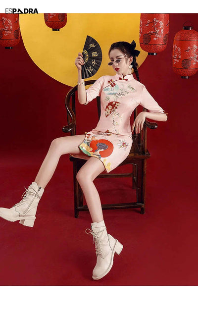 Florasan Cheongsam Qipao Dress