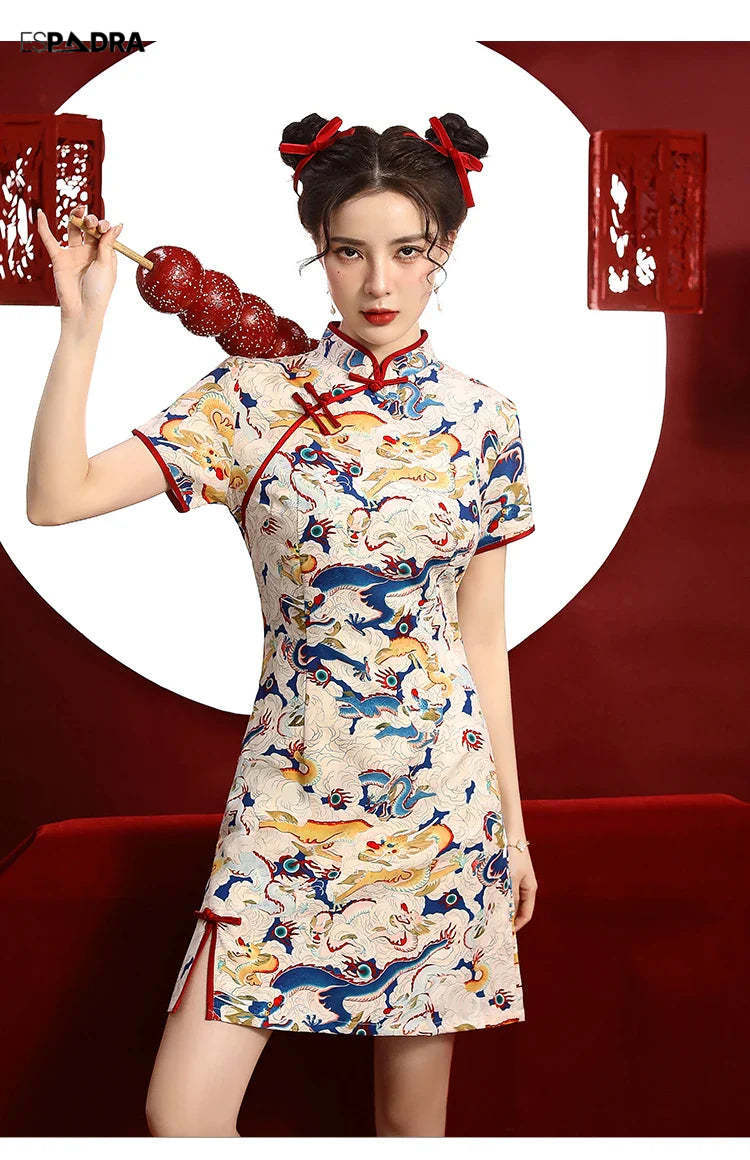 Heragons Cheongsam Qipao Dress