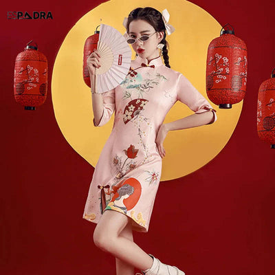 Florasan Cheongsam Qipao Dress