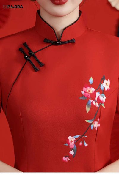 Elega Cheongsam Qipao Dress