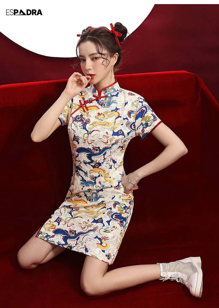 Heragons Cheongsam Qipao Dress