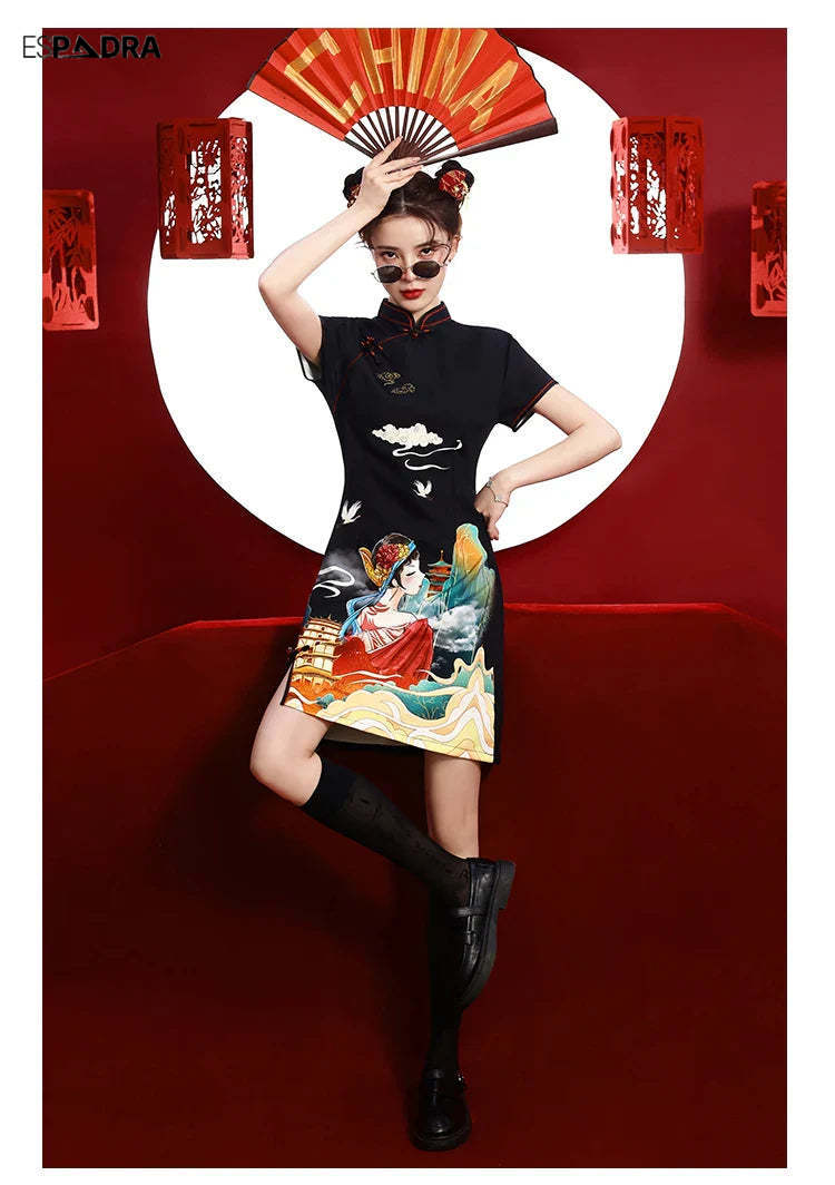 Tesen Cheongsam Qipao Dress