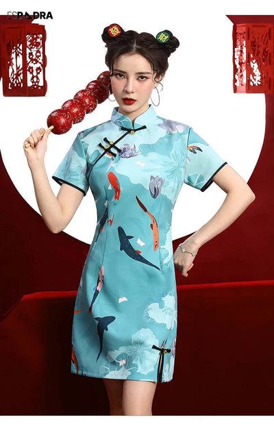 Carpond Cheongsam Qipao Dress