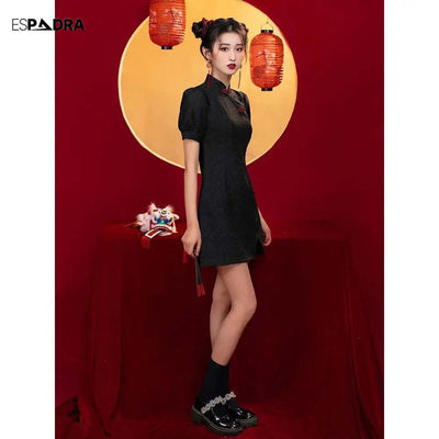 Darkiflow Cheongsam Qipao Dress