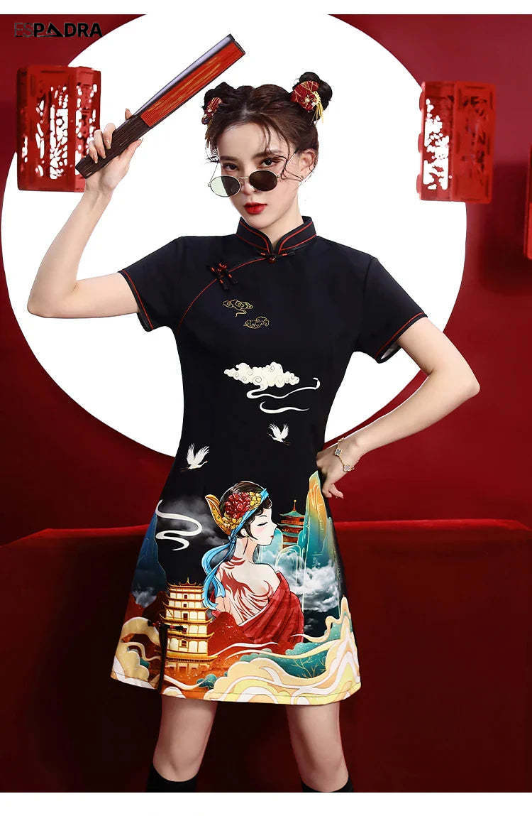 Tesen Cheongsam Qipao Dress