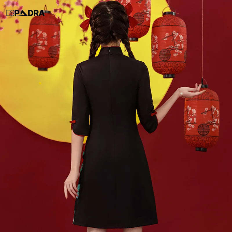 Jattoo Cheongsam Qipao Dress