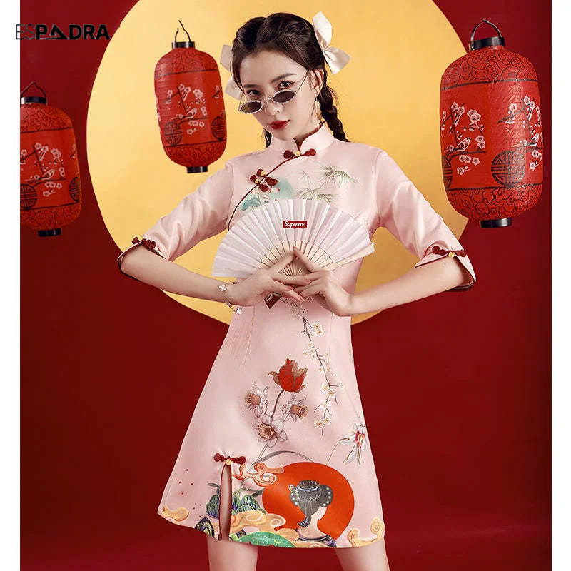 Florasan Cheongsam Qipao Dress