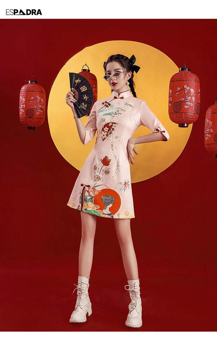 Florasan Cheongsam Qipao Dress