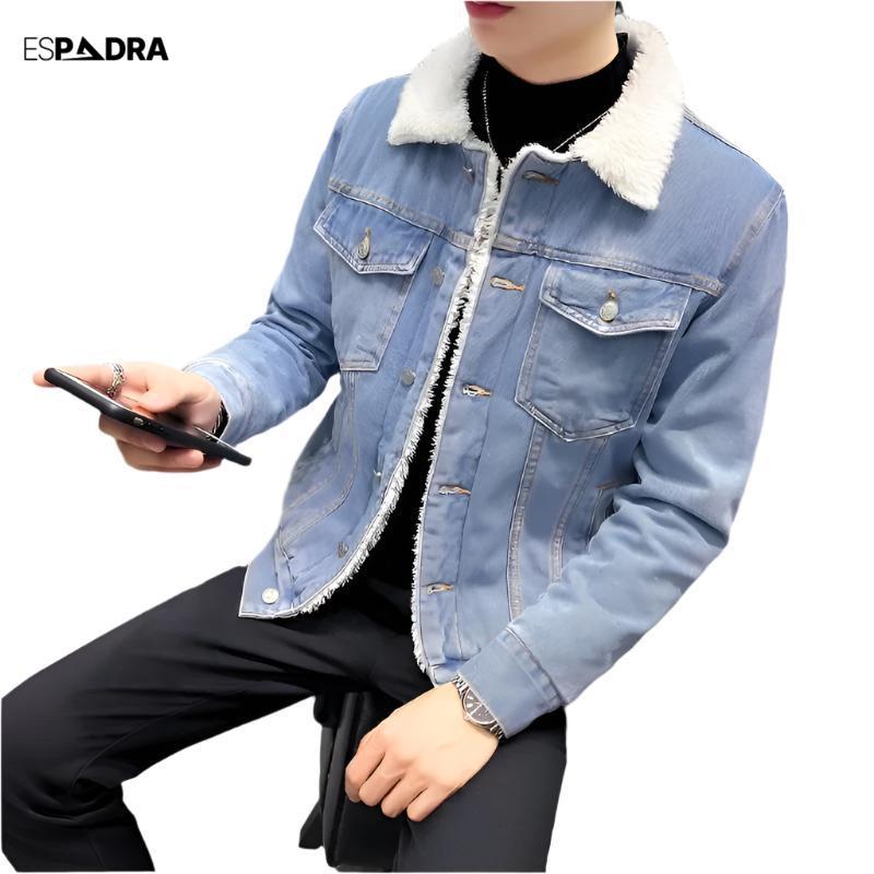 Flined Denim Jacket