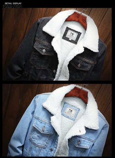 Flined Denim Jacket